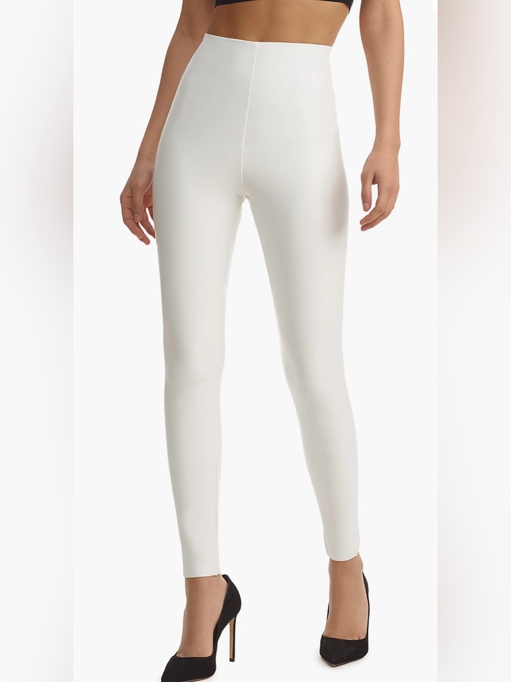 Commando Perfect Control Faux Leather Leggings White NWT Chic Streetwear⁠ M